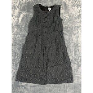 Rabbit Rabbit Designs Black Polka Dot Sleeveless Dress Size 12